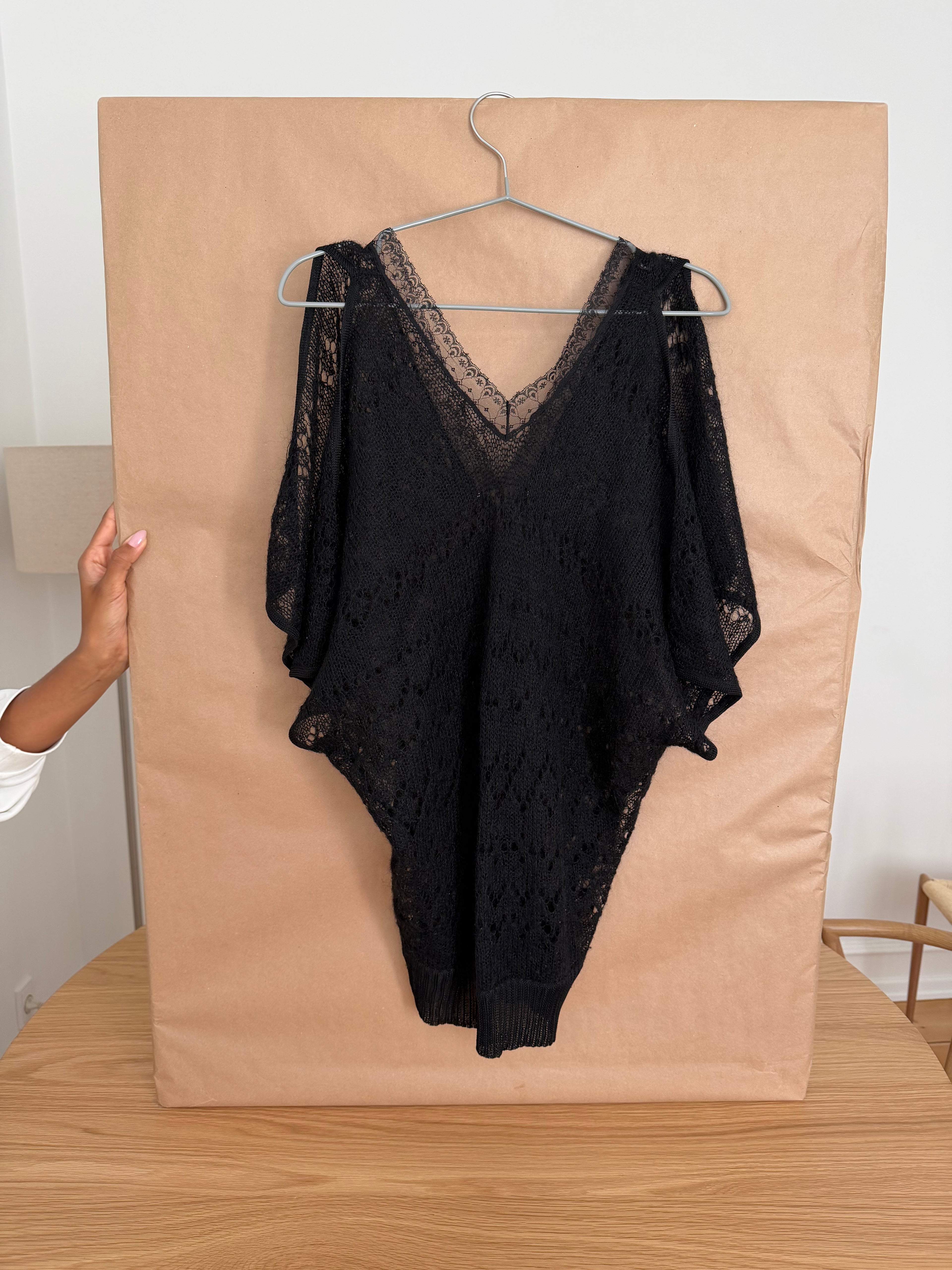 Open-Weave Lace Top
