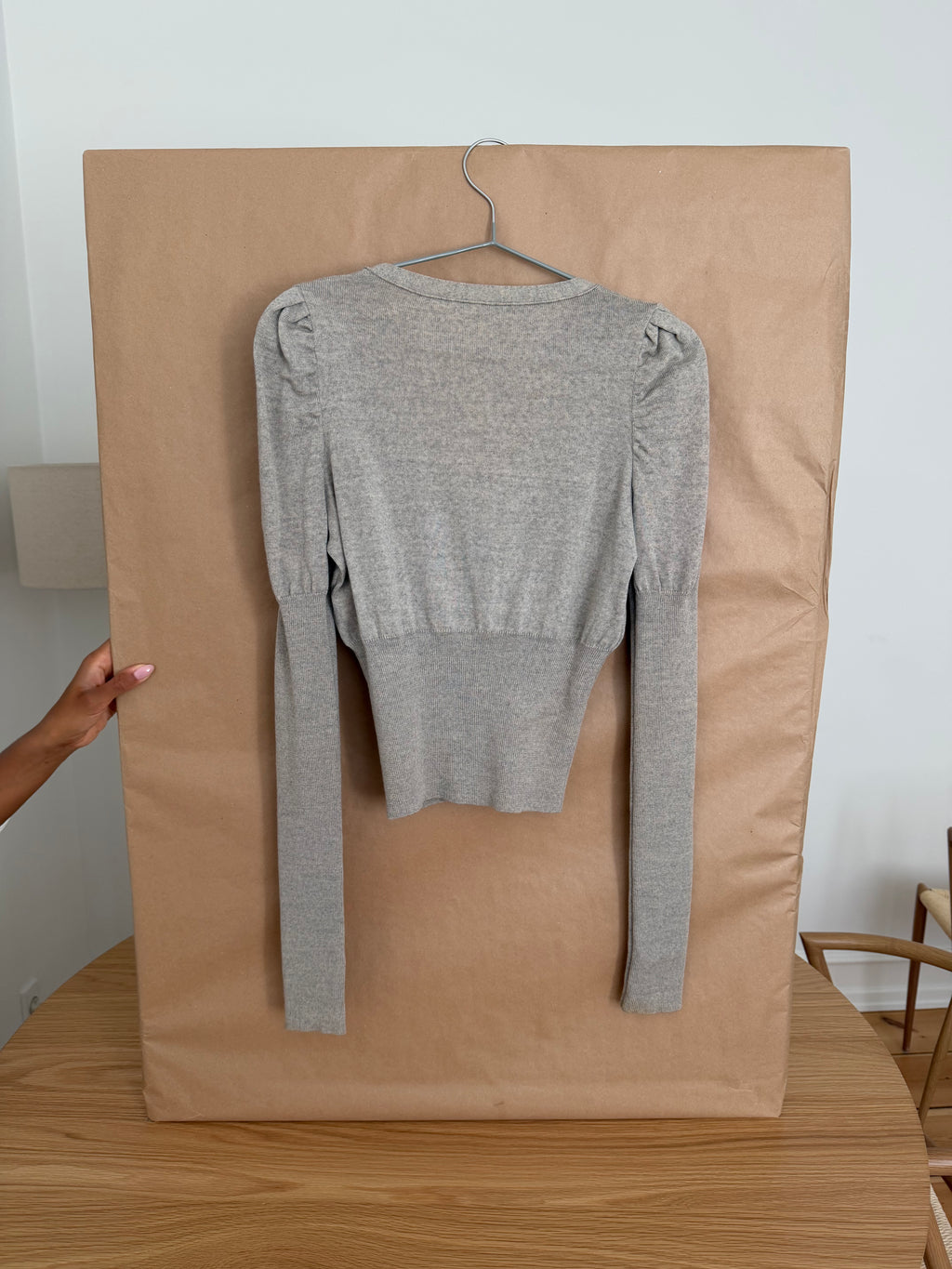 MOSCHINO JEANS Deep V-Neck Cardigan