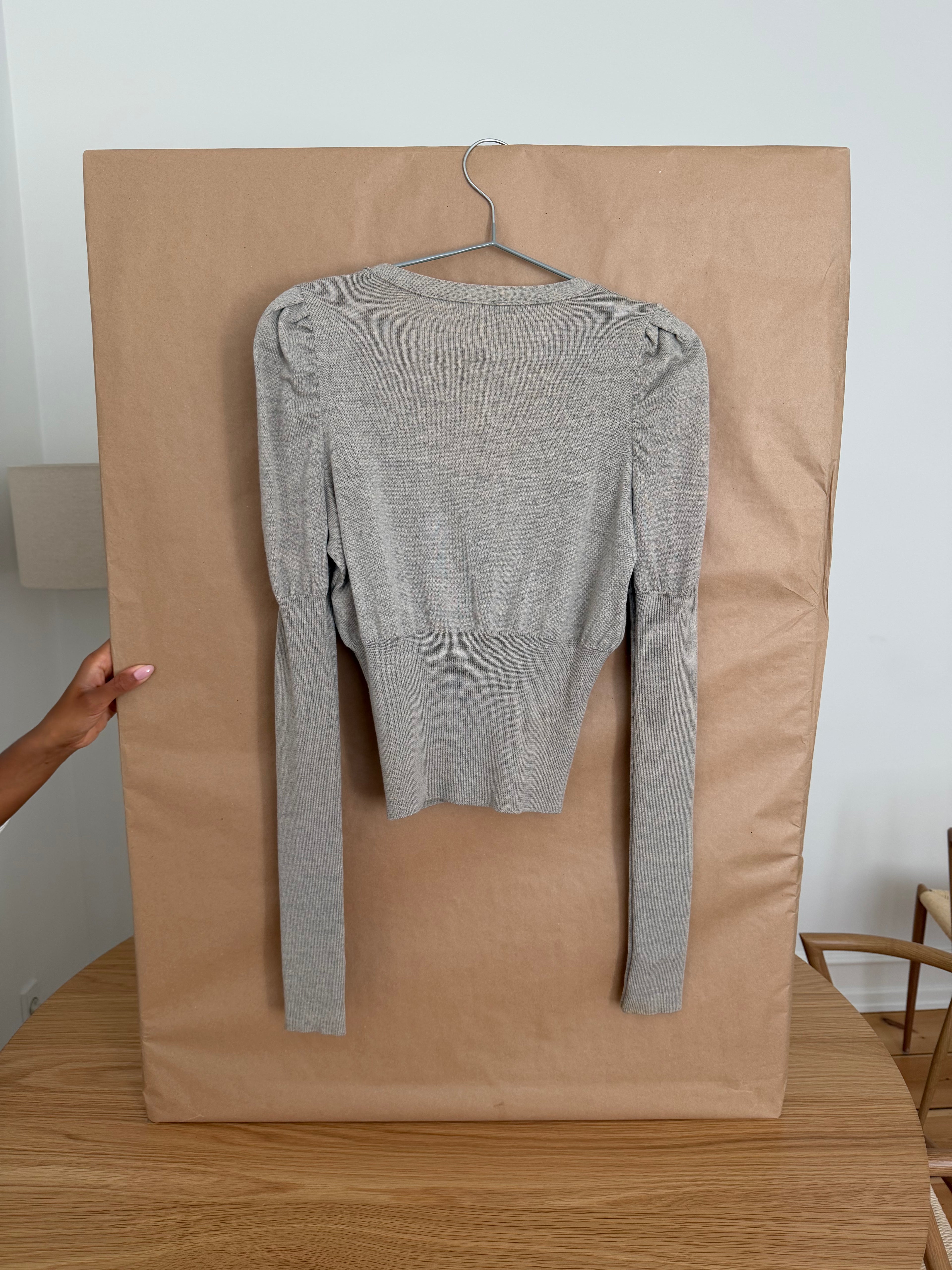 MOSCHINO JEANS Deep V-Neck Cardigan