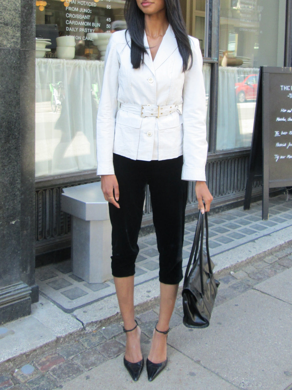 DOLCE & GABBANA VELVET CAPRI