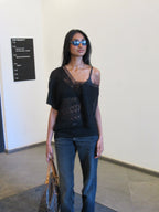 Open-Weave Lace Top