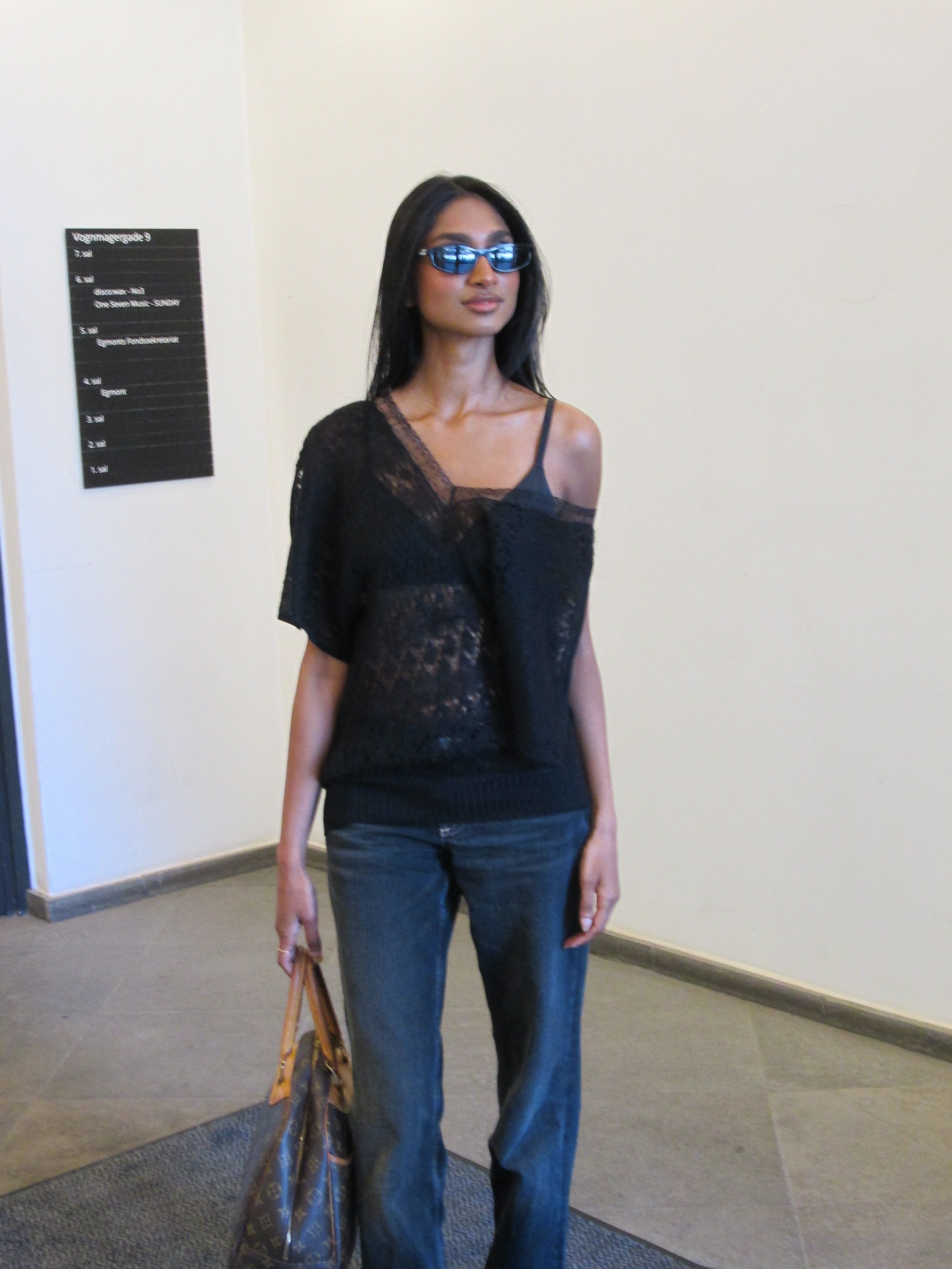 Open-Weave Lace Top