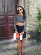 CHANEL Pleated Mini Skirt
