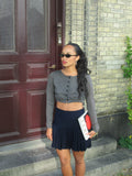 CHANEL Pleated Mini Skirt