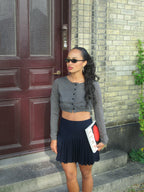 CHANEL Pleated Mini Skirt